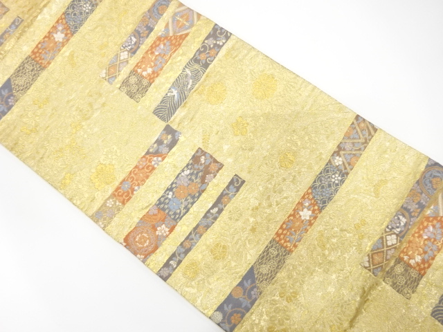 JAPANESE FUKURO OBI / WOVEN FLOWER